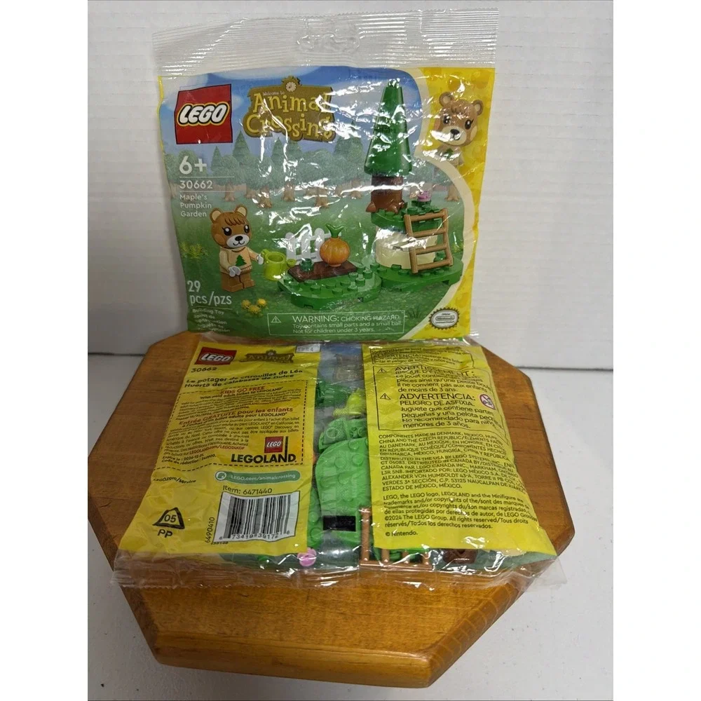 Lot Of 2 LEGO 30662 - Animal Crossing: Maple's Pumpkin Garden.‎ New In Poly.